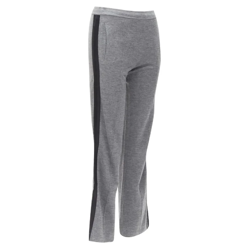 Gucci viscose cotton side tape wide sweat pants