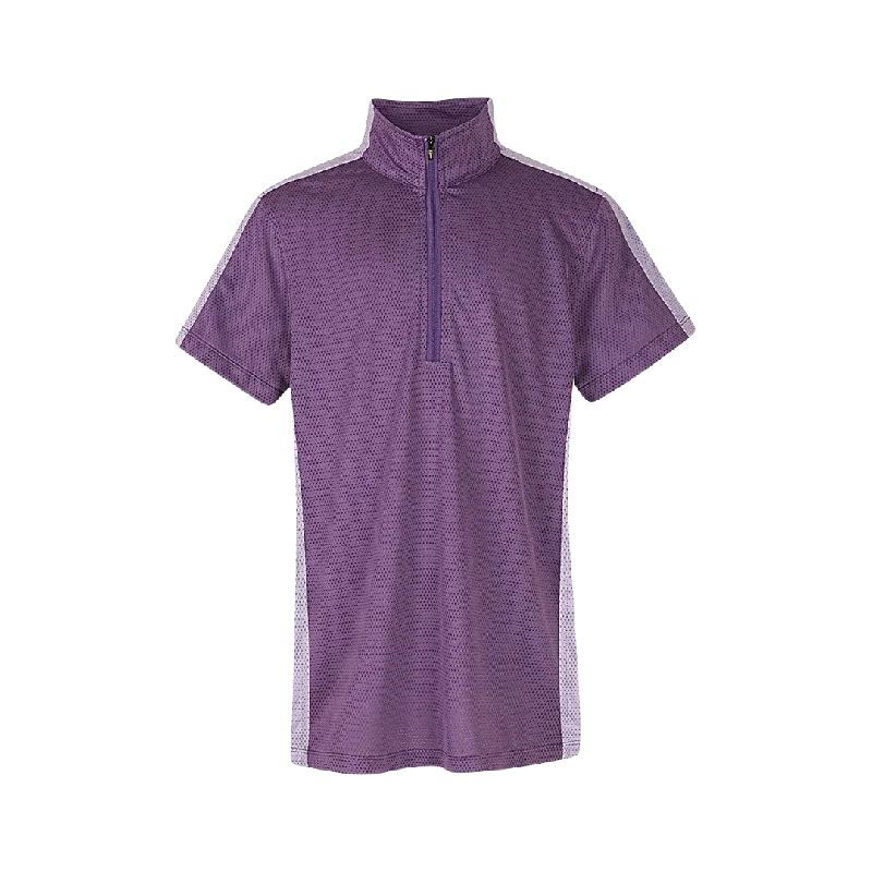 Kids Cool Ride Ice Fil Short Sleeve Shirt - Cassis