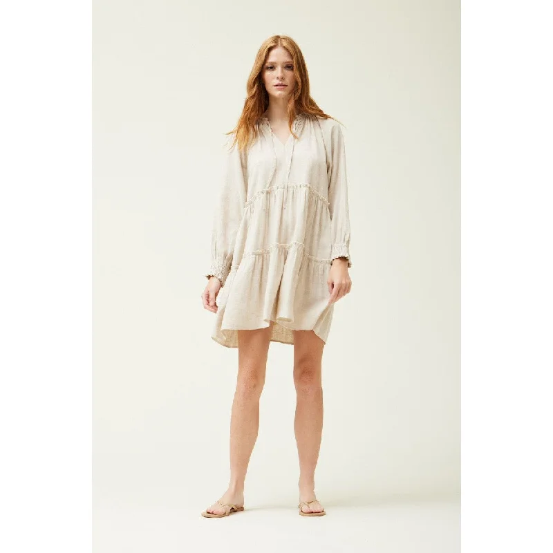 Dora Tiered Mini Grade and Gather Dress-SALE